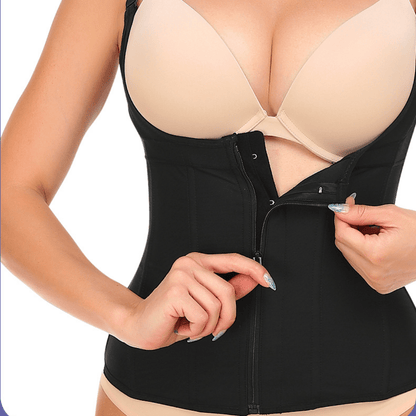 Women Waist Trainer Corset Open Bust Shapewear Tank Top