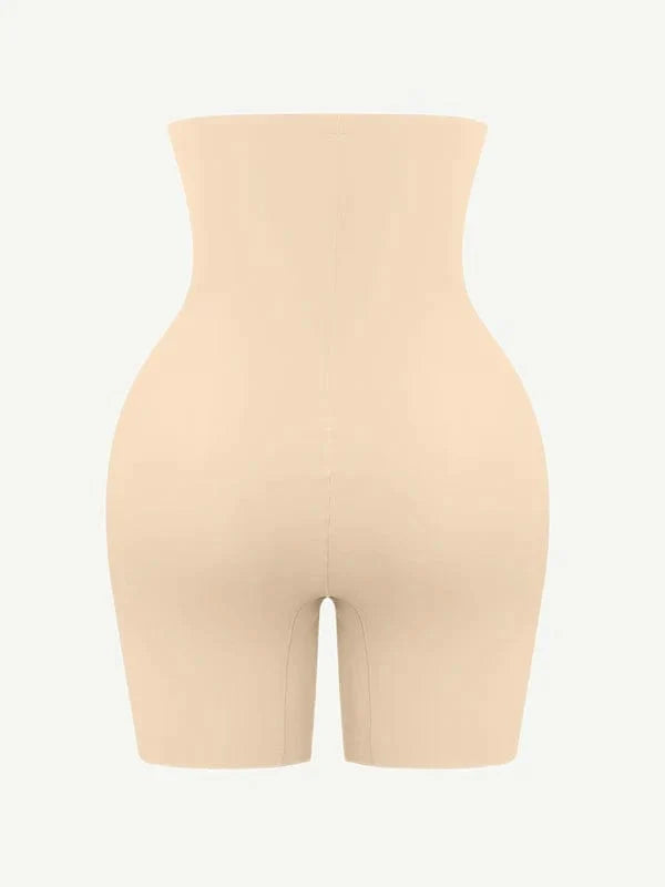 Seamless High Waist Bum Lifting Shapewear Shorts with Removable Hip Pads