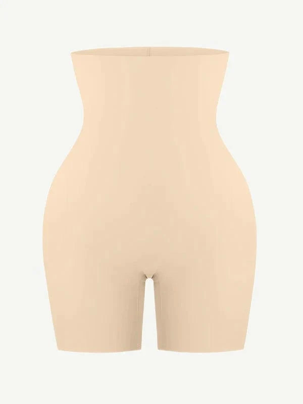 Seamless High Waist Bum Lifting Shapewear Shorts with Removable Hip Pads