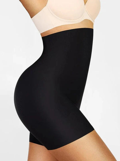 Seamless High Waist Bum Lifting Shapewear Shorts with Removable Hip Pads