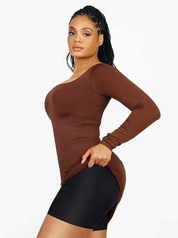 Seamless High Waist Bum Lifting Shapewear Shorts with Removable Hip Pads
