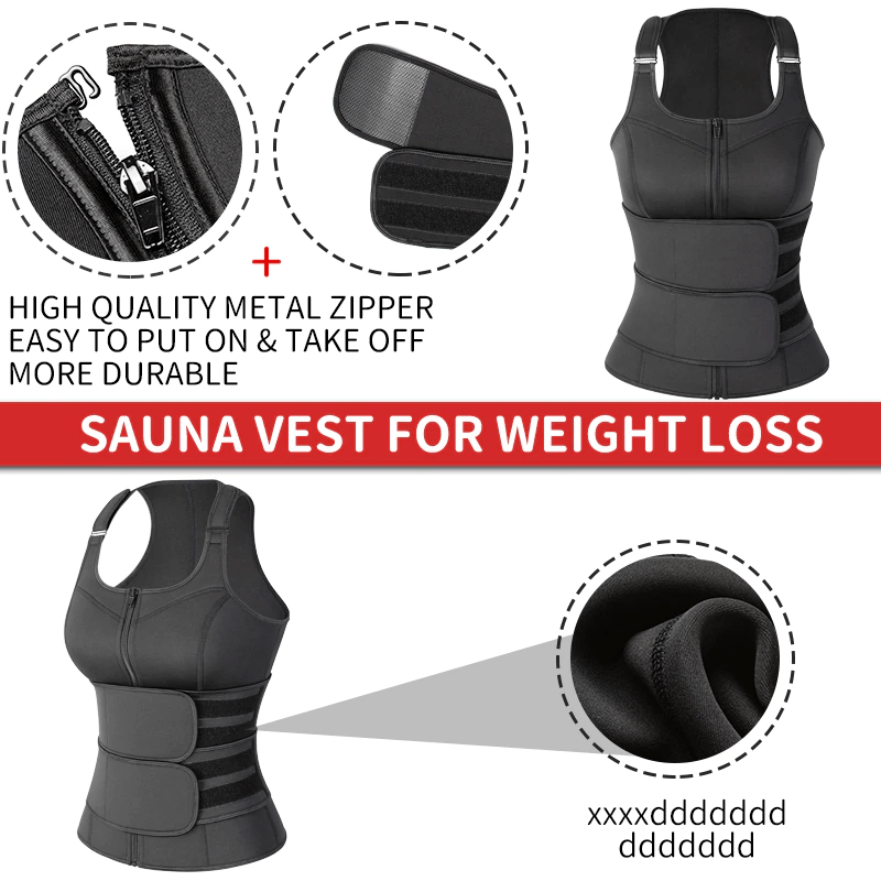Waist Trainer Shaper Slimming Sauna Sweat Cincher