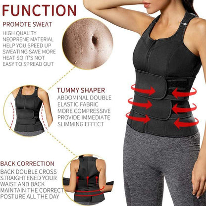 Waist Trainer Shaper Slimming Sauna Sweat Cincher