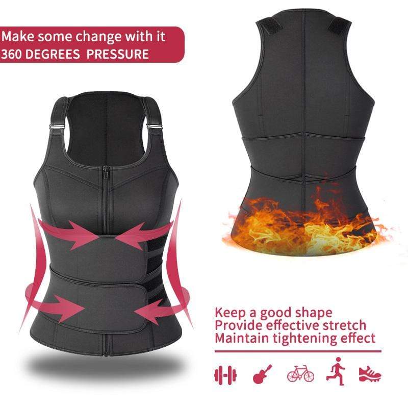 Waist Trainer Shaper Slimming Sauna Sweat Cincher