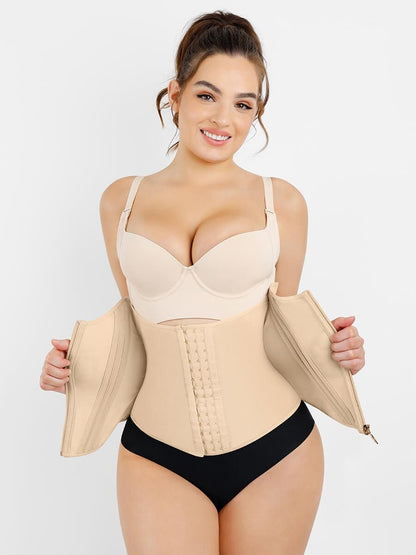 Sliming Waist Trainer Shapewear with 15 Built In Steel Bone