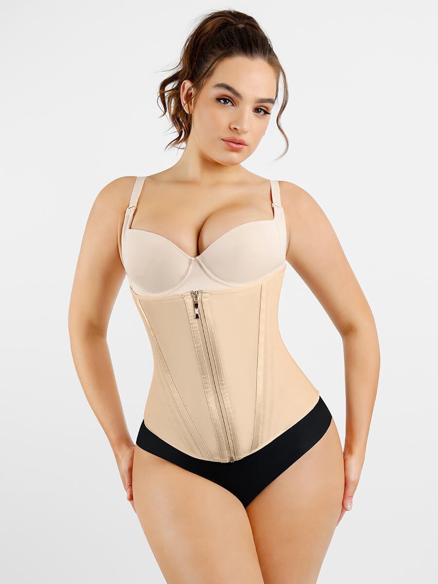 Sliming Waist Trainer Shapewear with 15 Built In Steel Bone