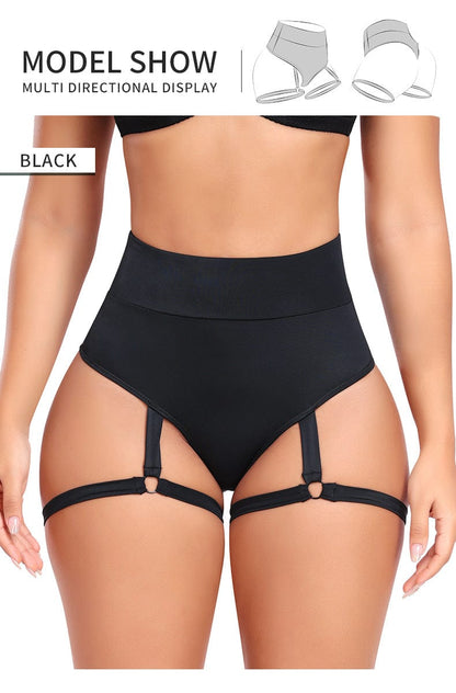 Waist Trainer and Tummy Control Shaping Underwear with Metal Buckle Support