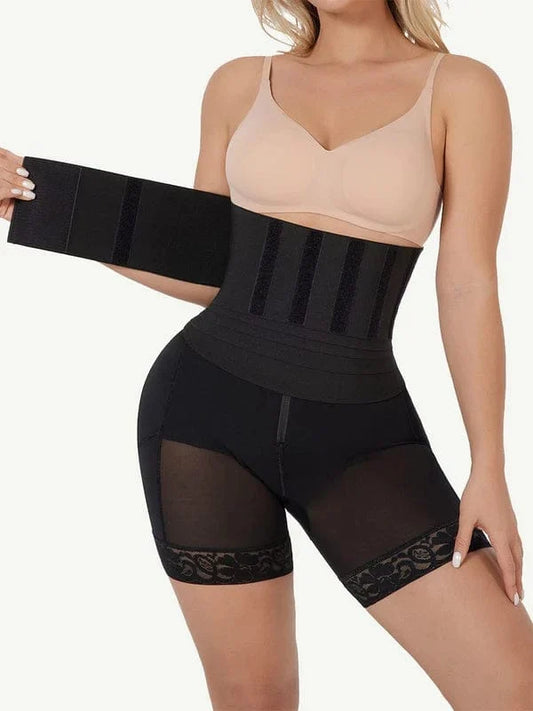Waist Trainer Shaper Short With Rubber Band