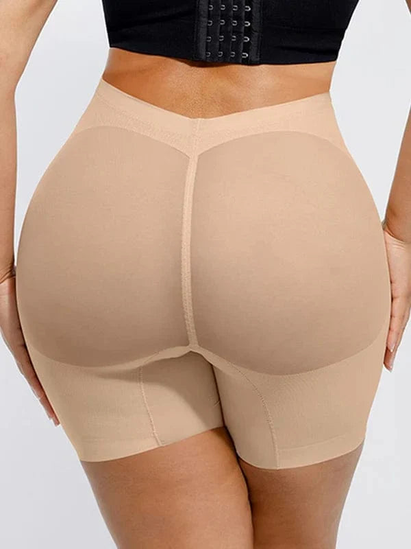 Seamless Low Back Mesh Tummy Control Shapewear Short