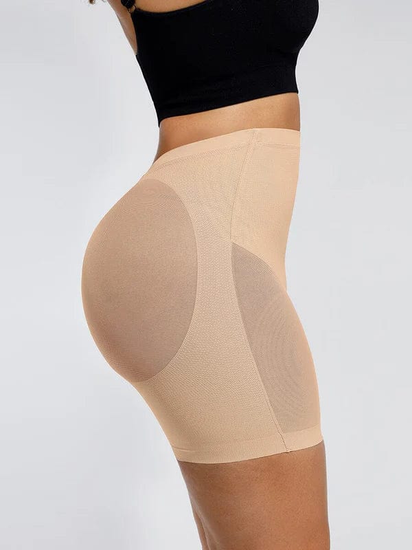 Seamless Low Back Mesh Tummy Control Shapewear Short