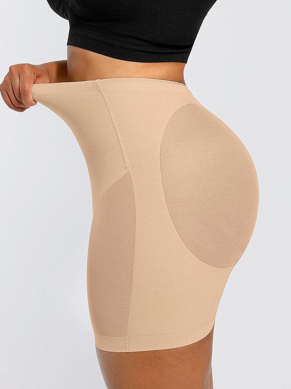 Seamless Low Back Mesh Tummy Control Shapewear Short