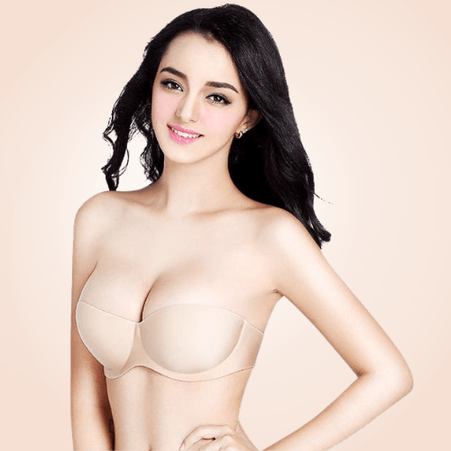 Women Multiway Push-Up Strapless Seamless Bra