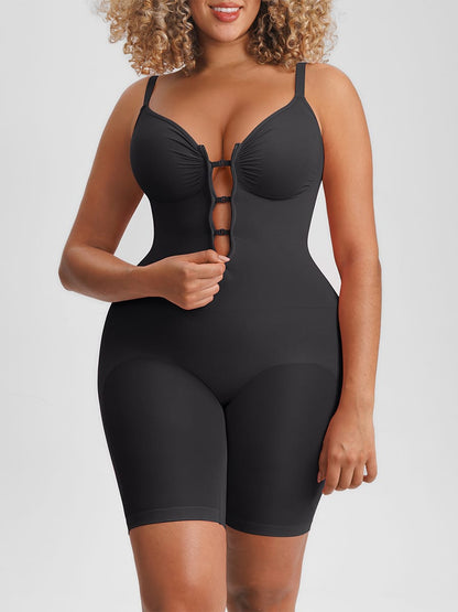 Invisible Zip Seamless Shapewear Bodysuit with Tummy Control