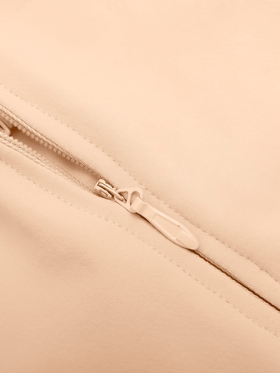 Invisible Zip Seamless Shapewear Bodysuit with Tummy Control