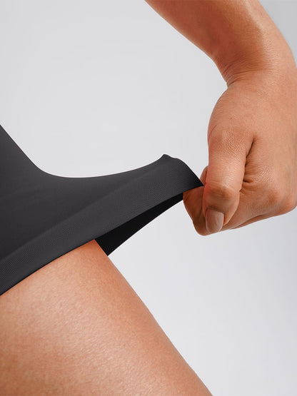 Invisible Zip Seamless Shapewear Bodysuit with Tummy Control