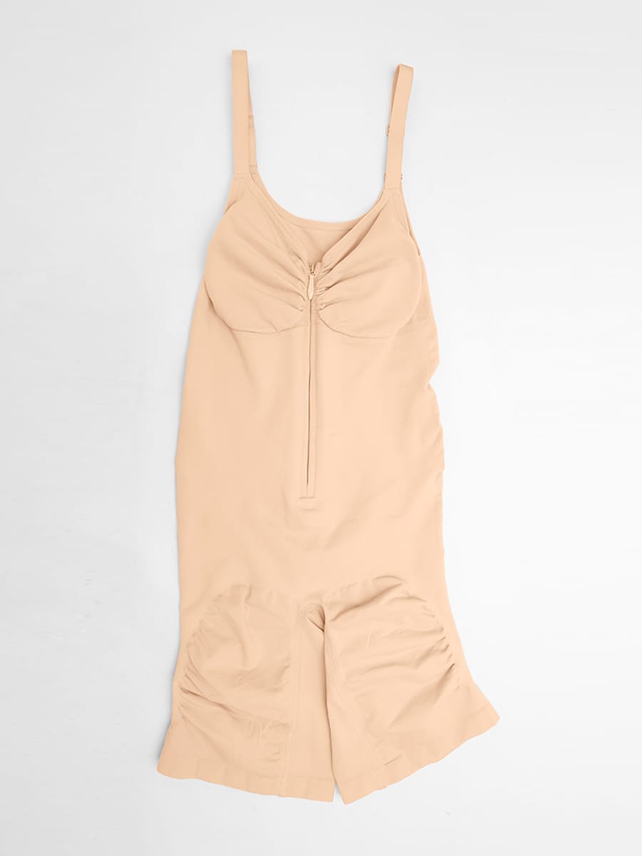 Invisible Zip Seamless Shapewear Bodysuit with Tummy Control