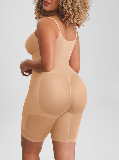 Invisible Zip Seamless Shapewear Bodysuit with Tummy Control