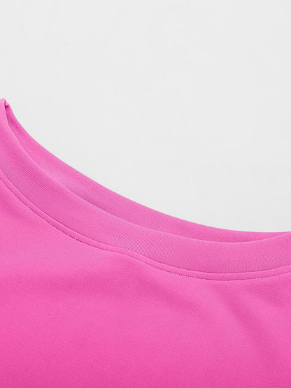Seamless Shapewear Bodysuit with Tummy Control & Crew Neck