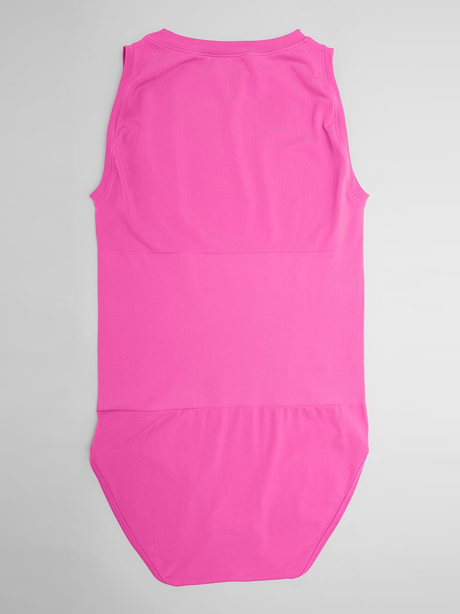 Seamless Shapewear Bodysuit with Tummy Control & Crew Neck