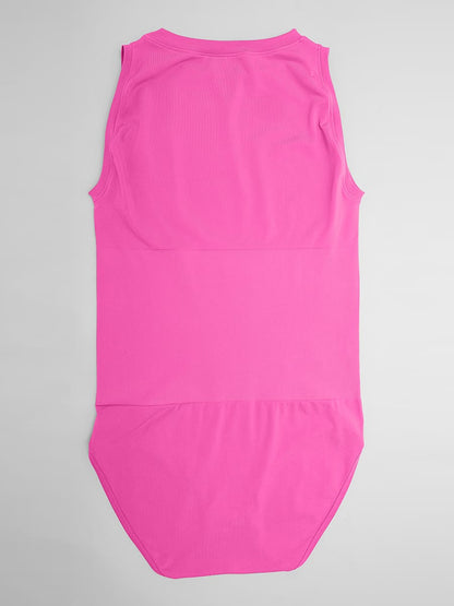 Seamless Shapewear Bodysuit with Tummy Control & Crew Neck