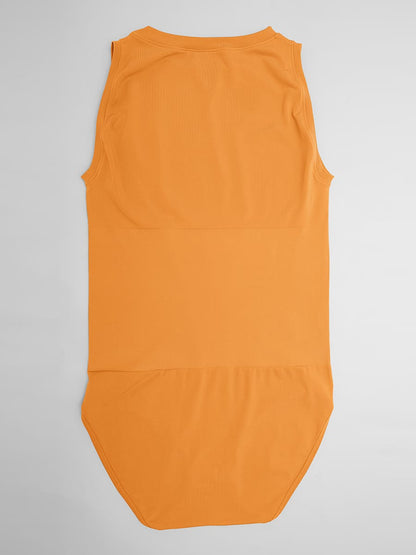 Seamless Shapewear Bodysuit with Tummy Control & Crew Neck