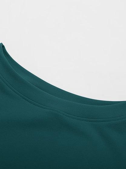Seamless Shapewear Bodysuit with Tummy Control & Crew Neck