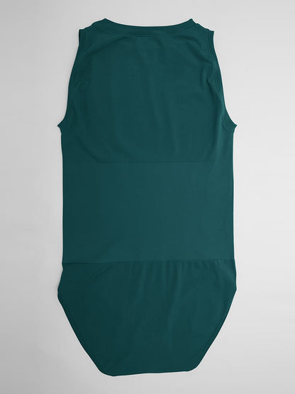 Seamless Shapewear Bodysuit with Tummy Control & Crew Neck