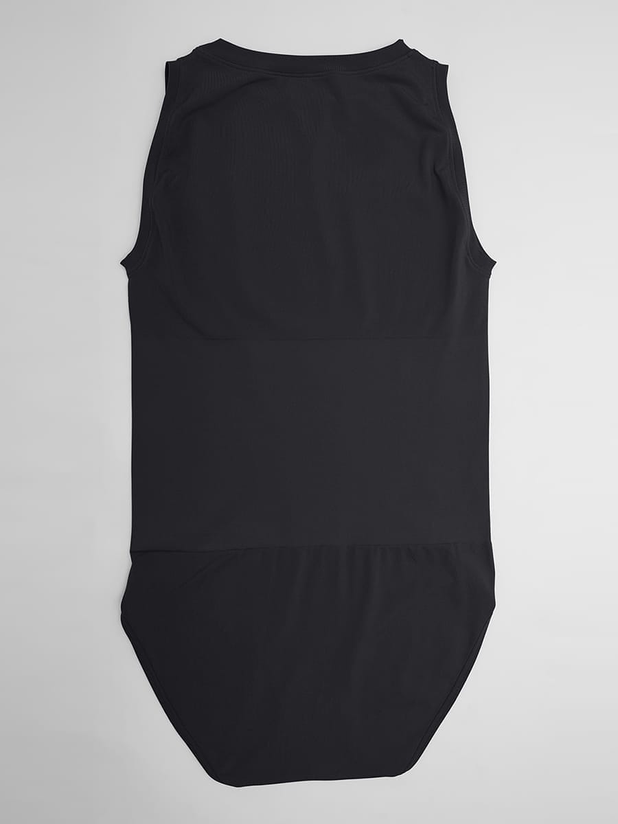 Seamless Shapewear Bodysuit with Tummy Control & Crew Neck