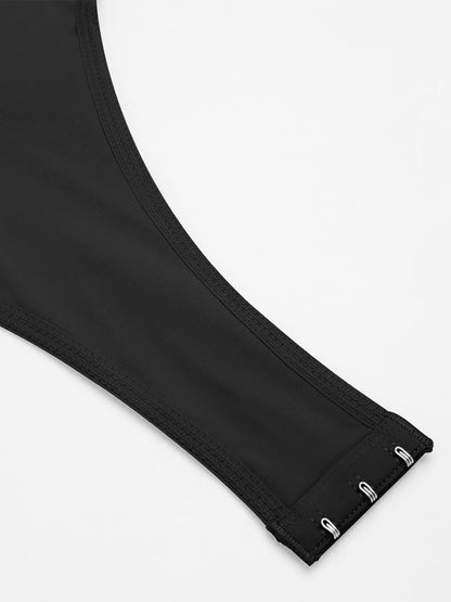 Seamless Underwire Half Cup Shapewear Bodysuit with Removable Pads