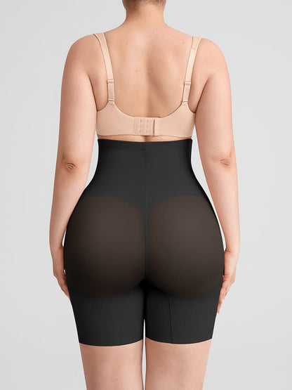 Seamless High Waist Shapewear Shorts with Tummy Control & Bum Lifter