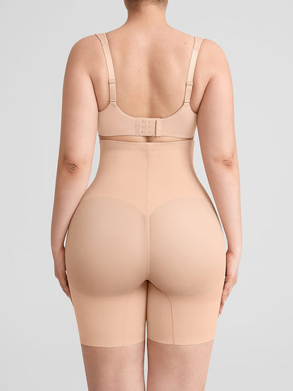 Seamless High Waist Shapewear Shorts with Tummy Control & Bum Lifter