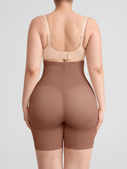 Seamless High Waist Shapewear Shorts with Tummy Control & Bum Lifter