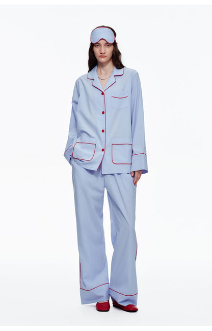 Elegant Long Sleeve Cotton Pajama Set for Women