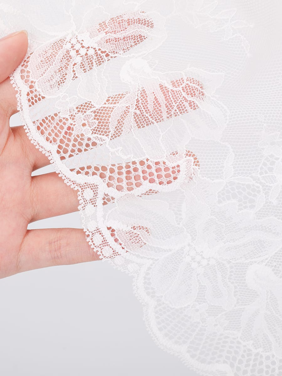 Low-rise Lace Panties with Antibacterial Cotton Crotch