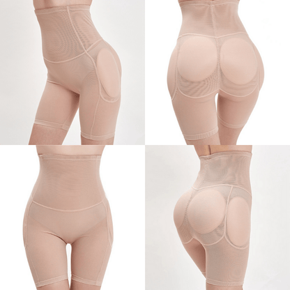 Women Seamless High Waisted Hips & Butt Enhancing Mesh Shaper short