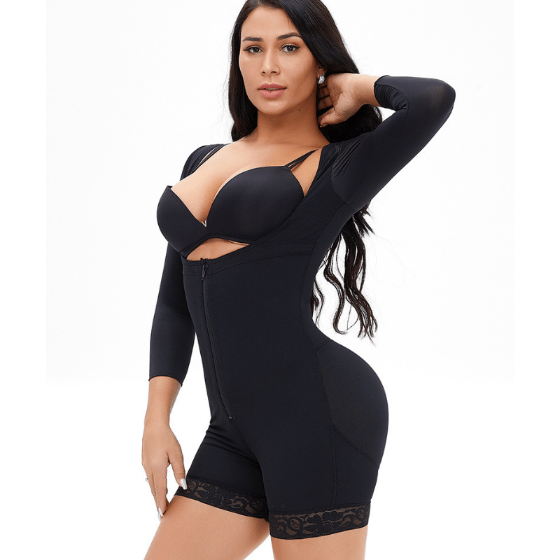 Women Underbust Slimming Arm Shapers Full Body Shaper Short
