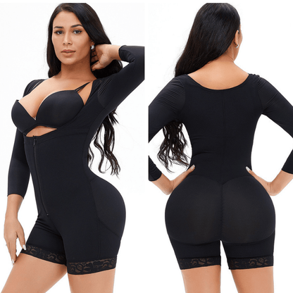 Women Underbust Slimming Arm Shapers Full Body Shaper Short