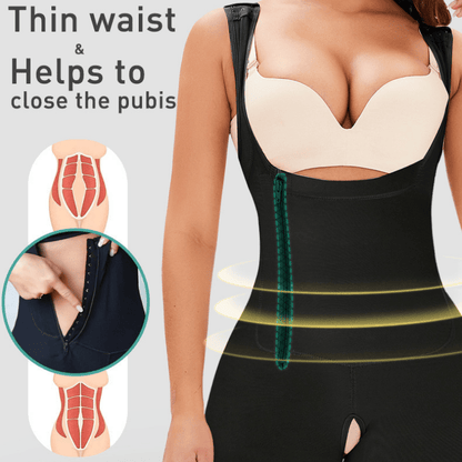 Women Underbust Slimming Shapewear Short Faja With Side Zipper