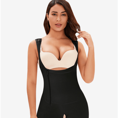Women Underbust Slimming Shapewear Short Faja With Side Zipper